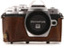 MegaGear Olympus OM-D E-M10 Mark III (14-42mm) Ever Ready Leather Camera Case and Strap - Dark Brown