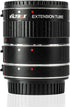 VILTROX DG-C Metal Mount Auto Focus Macro Extension Tube Set Adapter Ring (12mm+20mm+36mm) for Canon DSLR EF/EF-S Lens