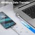 Fasgear USB C to USB C Cable 10ft Right Angle 90 Degree, 100W 5A PD Fast Charge Type C Cable Compatible with MacBook Pro