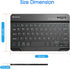 Fintie 7-Inch Ultrathin Wireless Bluetooth Keyboard for iPad, Samsung Tablet, iPhone Smartphone, iOS, Android Tablets
