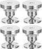 MECCANIXITY 4pcs Silver Speaker Spike Kit, Adjustable Copper Isolation with Speaker Spikes Pads Mat for Audio Amplifier