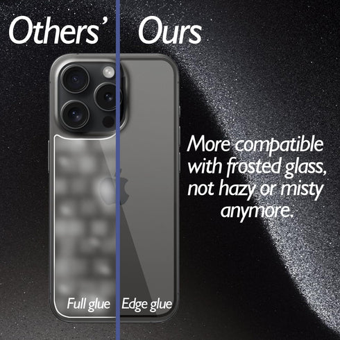 iPhone 15 Pro Back Glass Protector (3-Pack) - Crystal Clear Tempered Glass for 6.1" iPhone 15 Pro Rear Screen.