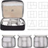 Jelly Comb Electronics Organizer Bag for Travel, Waterproof Cable Storage for Charging Cables, Power Bank, iPad