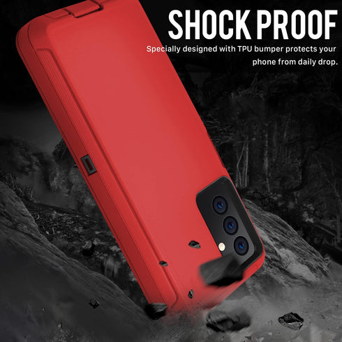 Galaxy A13 (2022) Case, Shockproof Dust/Drop Proof Water-Resistance, 4-Layer Full Body Heavy Duty Protection