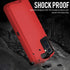 Galaxy A13 (2022) Case, Shockproof Dust/Drop Proof Water-Resistance, 4-Layer Full Body Heavy Duty Protection