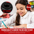 Premium Classroom Headphone with Microphone (5 Pack) - Kids Wired Earphones for K-12 Students & Teachers, Colorful