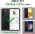 SUANPOT Leather Wallet Case for Samsung Galaxy S22 - RFID Blocking Credit Card Holder, Flip Folio Book Shockproof