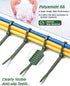 8 Inch PA66 100 3.6mm 45 Lbs, Green Zip Ties, Pcs Heavy Duty Plastic Wire Ties with Premium Self-locking Nylon Cable