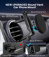 ALAFLY JL(2018-2025) (2020-2024) (2009-2016), 17 16 15 14 13 12 Magnetic Round Vent Car Phone Holder for Jeep Wrangler