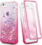 Ruky Glitter Full Body Rugged Case for iPhone 6/6s/7/8/SE 2020 & SE 2022, Shockproof with Built-in Screen Protector