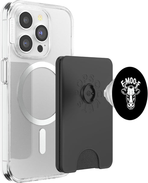 Farm Cow Humor Ranch Dairy Sarcasm Meme F MOO F Angry Cow Farm Humor Ranch Dairy Meme PopSockets PopWallet for MagSafe