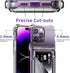 iPhone 14 Pro Max Clear Wallet Case - Heavy Duty, Shockproof, Anti-Scratch, Credit Card Holder, 6.7" Protection.