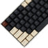 YMDK Double Shot 108 Dyed PBT Keycap Set, Rainbow Carbon Sunset Backlit Keycaps for MX Switches
