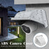 WEILAILIFE Universal Camera Cover Shield Sun Rain, Waterproof Protective Roof for Dome, Bullet Cameras, ABS Plastic