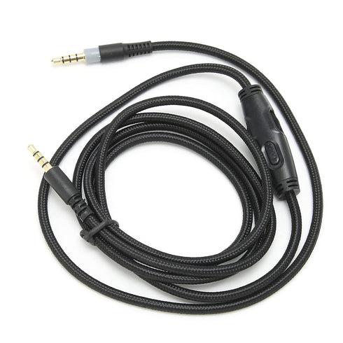 Hilitand 4.9ft Audio Cable for HyperX Cloud Alpha Headphones, 3.5mm Male to Male with Volume Control, Replacement Cable.