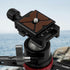 Leftfoto 40mm Arca Swiss Metal Universal Camera Quick Release Plate Fits Arca Type Clamp for DSLR Camera Tripod
