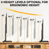 37 86 Inch 150lbs, 800x600mm, Universal TV Legs, Table Top TV Stand Base with Height Adjustable for Most to TVs