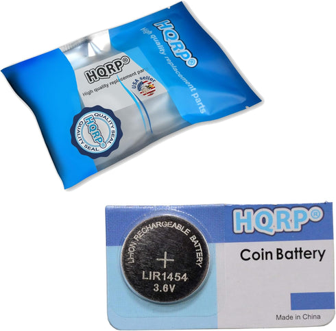 HQRP 2-Pack Battery Compatible with Varta LIR1454, Bose Soundport Free, B&O Beoplay E8, Samsung Gear