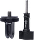 CHRONOS Black Aluminum Tripod Adapter Mount for GoPro Cameras