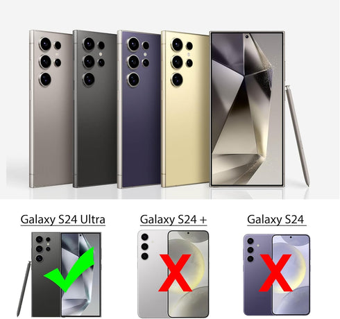 Galaxy S24 Ultra Stylus Replacement for Samsung Galaxy S24 Ultra 5G S Pen, without Bluetooth + Tweezer + Metal Nibs
