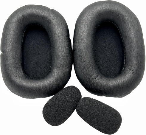 B650-xt Earpads Ear cup Replacement Cushions Accessories with Memory Foam Compatible with VXI BlueParrott B650-XT Noise Cancelling Bluetooth Wireless Headpset-Protein Leather
