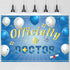 INNORU 6x4ft Officially a Doctor Backdrop Banner, Doctor Graduation Photography Backdrop Durable Fabric Congrats Grad