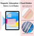 Stylus Pen for iPad 10&9th Gen, Faster Charge with Pencil Holder, Palm Rejection for iPad Pro and Air