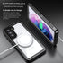 Waterproof Case for Galaxy S21 Fe 5G, Shockproof Dirtproof Snowproof Rugged Clear Cover for Snorkeling (Black)