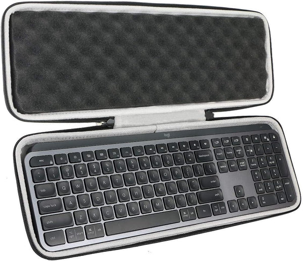 khanka Hard Travel Case for Logitech MX Keys S/MX Keys Mini/MX Keys Advanced Wireless Keyboard (Case Only)