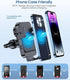 Wireless Car Charger, MOKPR 15W Fast Charging Auto-Clamping Mount for iPhone 15/14/13/12, Samsung S23/S22