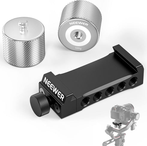 NEEWER Gimbal Counterweights and Clamp Kit, Compatible with DJI Ronin RS4 Pro RS4 RS3 Pro RS3 RS2 RSC2