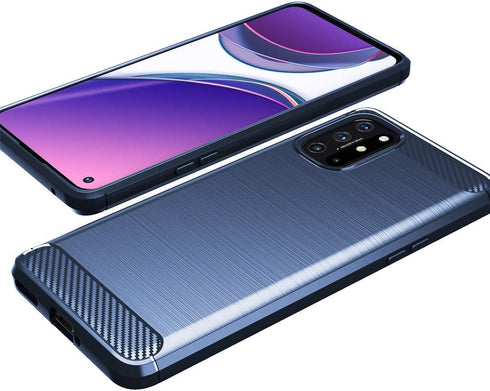 Osophter Case for Oneplus 8T, Shock-Absorption Flexible TPU Rubber Cover with Screen Protector