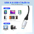 Rytaki 7-in-2 5Gbps 15/16/17, Memory Stick Pro Duo Card Reader, USB-A & USB-C Multi-Card Reader for SD/TF/CF/MS/XD
