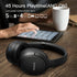 RUNOLIM Wireless Over Ear Headphones with Hybrid Active Noise Cancelling, 70H Playtime, HiFi Audio, Deep Bass, Foldable.