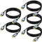 10 FT HDMI Cable 5-Pack, High Speed 4K HDMI Cord 10FT, HDMI