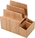 MobileVision Bamboo Charging Station - Extension Compartment for Smartphones, Tablets, & Laptops Charging Dock