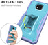DUOPAL Military Grade Protection Case for Motorola Moto G Power 2021, Shockproof with Tempered Glass Protector (Blue)