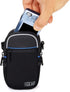 USA Gear Compact Camera Case for Point & Shoot with Accessory Pockets, Rain Cover & Shoulder Strap