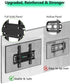 Fixed TV Wall Mount for 14-43 Inches Flat Screen TVs, Low Profile Bracket Holds Up to 55lbs, Max VESA 200x200mm