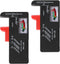 2 Pack BT-168 Universal Battery Tester, Small Household Battery Tester for AAA AA C D 9V 1.5V Button Battery