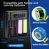 Swanlake 18650 4 3.7v 18650 26650 21700 18500 10400 Battery Charger, Bay Rechargeable Battery Charger with LCD Display