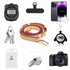Oulores 1Mouse 16, 15 Head Universal Phone Lanyard, Metal Cell Phone Chain Anti-Theft Crossbody Strap for iPhone