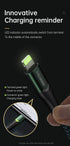 mcdodo 6FT Anti Bending Cable, Nylon Braided USB Data Sync Charge Cord with 2 LED Switch, Compatible with New Phones
