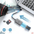 uni SD Card Reader, High-Speed USB 3.0 to Micro SD Card Adapter for Various Memory Cards