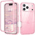 DUEDUE for iPhone 17 Pro Case, Glitter Anti-Yellowing Shockproof Protective Transparent Cover Bling