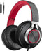 AILIHEN Wired Headphones with Microphone, Over-Ear Foldable Corded Head Phones with Volume