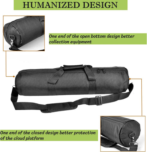 BLIRITEL 31.5 inch (31.5 5.12 Inch) Tripod Carrying Case, Heavy Duty Padded Tripod Bag with Shoulder Strap for Light