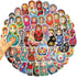 Aigemumy 50 PCS Russian Nesting Dolls Stickers Matryoshka Sticker Rerto Vinyl Decal for Journaling Laptop Scrapbook