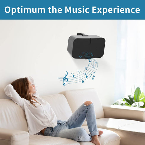 Heavy Duty Speaker Wall Mount for Sonos Five & Play 5 Gen 2 - Tilt & Swivel Adjustable Mount for Sonos 5 Wall