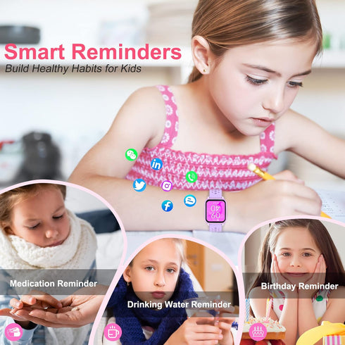 Kids Smart Watch with 20 Sports Modes, Fitness Tracker for Girls Boys Age 6+ with Sleep Monitor and Step Counter